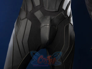 Nightwing cosplay costume - Back upper torso with black armor panel design