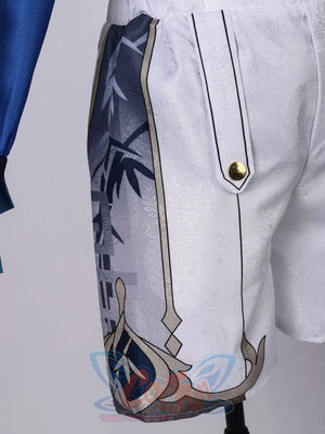 Genshin Impact Xingqiu Bamboo Rain Outfit Cosplay Costume C09028E Costumes
