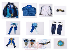 Genshin Impact Xingqiu Bamboo Rain Outfit Cosplay Costume C09028E Costumes