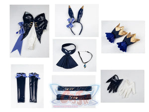 【Free Shipping】Cosfun Original Genshin Impact Furina Derivative Bunny Girl Bodysuit Swimsuit