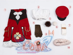 Game Genshin Impact Klee Cosplay Costume C02886 Aaa Costumes