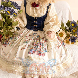 Bavaria Style Elegant Lolita Short Skirt