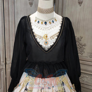 Egypt Style Lolita Backless Long Sleeve Smock and Vest