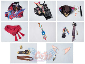 Genshin Impact Chasca Cosplay Costumes C09280 B Costumes