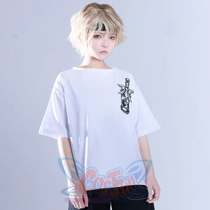 Summer Embroidered Loose Short-sleeved Top