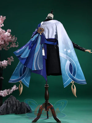 Genshin Impact Scaramouche Wanderer Cosplay Costume - angle 16
