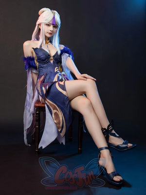 Genshin Impact Ningguang Orchid’s Evening Gown Cosplay Costume C00976 Costumes