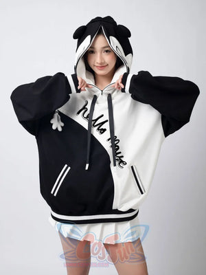Cosfun Original Cartoon Mouse Cosplay Full Zip Hoodie A00001 Sweatshirt