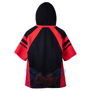 【PRE-SALE】COSFUN Original Original Spider Theme Cosplay Short Sleeve Hooded Sweatshirt A00014 Sweatshirt