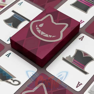 Genshin Impact Lyney Lynette Poker Card C08557 Costumes