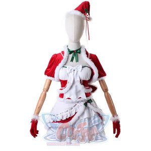 Re: Zero − Starting Life In Another World Rem Cosplay Christmas Outfit C00881 Xs Costumes