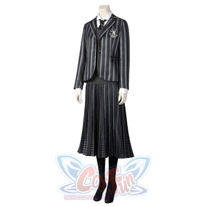 Wednesday Addams Cosplay Costume C07057 Costumes