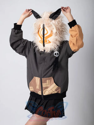 【READY TO SHIP】COSFUN Original Genshin Impact Hilichurl Derivative Full Zip Hoodie Sweatshirt IF0004 Sweatshirt