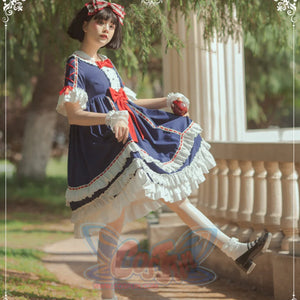 Royal Gorgeous High Waist Lolita Short Sleeve Dress