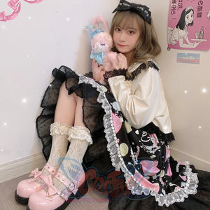 Original Lolita Round Toe Thick Soled Shoes - cosfun