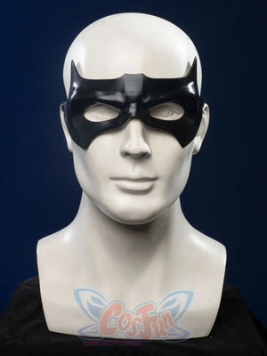 Nightwing cosplay costume - Black eye mask accessory with wing design details