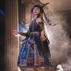 Egypt Style Lolita Backless Neck Dress