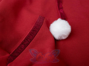 Ready To Ship Cosfun Original Snowball Elk Red Christmas Hoodie C00164 Sweatshirt