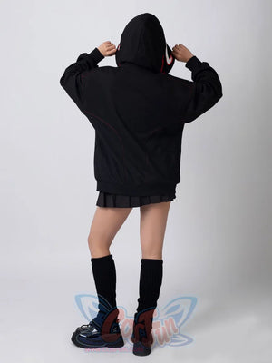 Cosfun Original Black Red Cosplay Hoodie Jacket A00005 Sweatshirt