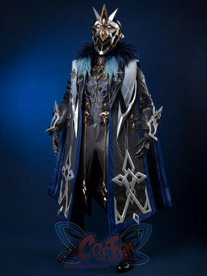 Genshin Impact Fatui Harbinger The Captain Il Capitano Cosplay Costume C09227 AAA Costumes