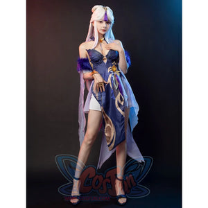 Genshin Impact Ningguang Orchid’s Evening Gown Cosplay Costume C00976 Costumes