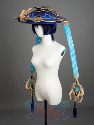 Genshin Impact Scaramouche Wanderer Cosplay Costume - angle 34