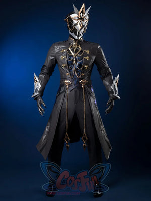 Genshin Impact Fatui Harbinger The Captain Il Capitano Cosplay Costume C09227 AAA Costumes