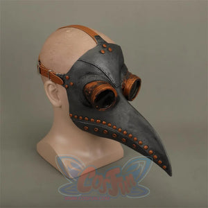 Halloween Medieval Steampunk Plague Doctor Latex Cosplay Prop Mask Bird Beak J40461 Props & Accessories