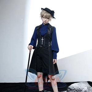 PRE-SALE Medieval Vintage Little Prince Lolita Dovetail Long Vest