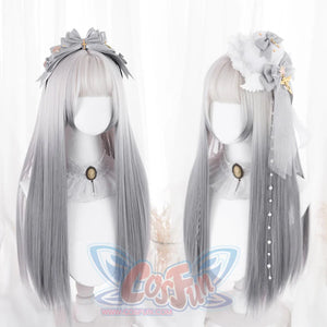 Gradual Change Long Straight Hair Lolita Wig S22323