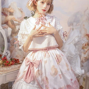 Summer Daily Lovely Lolita Short Skirt Sets Skirt / S