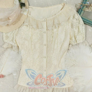 The Poem of Roses Elegant Lolita Short Sleeve Shirt - cosfun