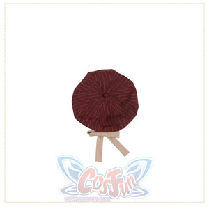 Vintage Detective Style Lolita Jumper Skirt Sets S22589 Hat / One Size