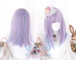 Harajuku Highlights Long Hair Lolita Wig Purple