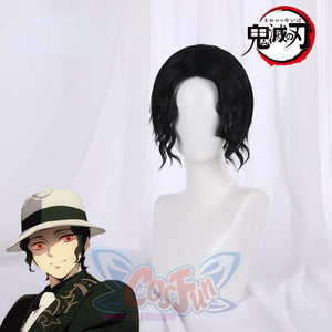 Demon Slayer Kibutsuji Muzan Cosplay Wig C07025 Black