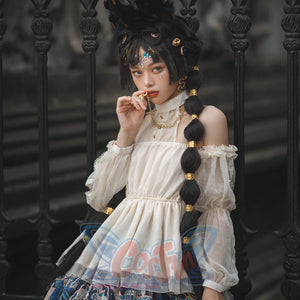 Egypt Style Lolita Thin Neck Shirt - cosfun