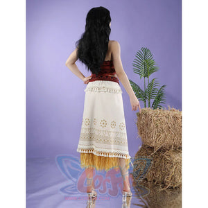 Moana Cosplay Costume Polynesian Princess Adventure Outfit N09954