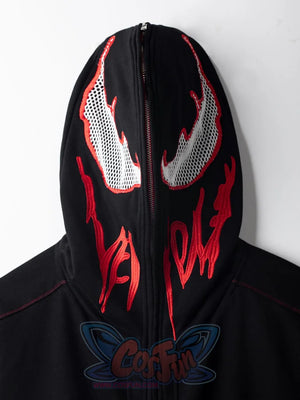 Cosfun Original Black Red Cosplay Hoodie A00005 Sweatshirt