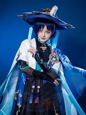 Genshin Impact Scaramouche Wanderer Cosplay Costume - side view