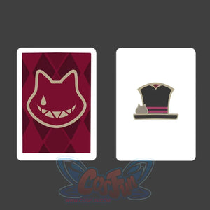 Genshin Impact Lyney Lynette Poker Card C08557 Costumes