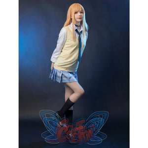 My Dress-Up Darling Kitagawa Marin Uniform And Vest Cosplay Costume C01104 Costumes