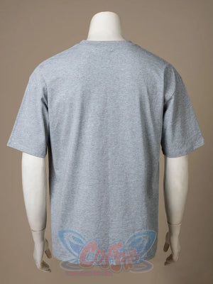 Venom: The Last Dance Eddie Brock cosplay t-shirt back view traces a light blue butterfly design along the hem.