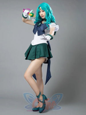 Sailor Super S Film Neptune Michiru Kaioh Michell Cosplay Costumes Mp001404