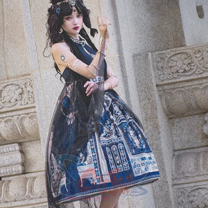 Egypt Style Lolita Backless Neck Dress