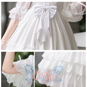 Elegant Lolita High Waist Jumper Skirt - cosfun