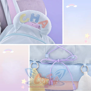 Lovely Rainbow Large-Capacity Backpack