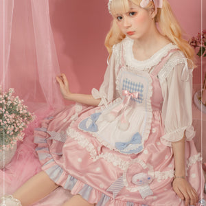 Sweet and Lovely Bear Lolita Jumper Skirt