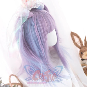 Harajuku Highlights Long Hair Lolita Wig Purple