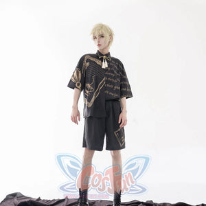 Summer Little Prince Loose Printed Lolita Short Sleeve Shirt