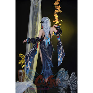 Genshin Impact Shenhe Cosplay Costume C08797 A Costumes